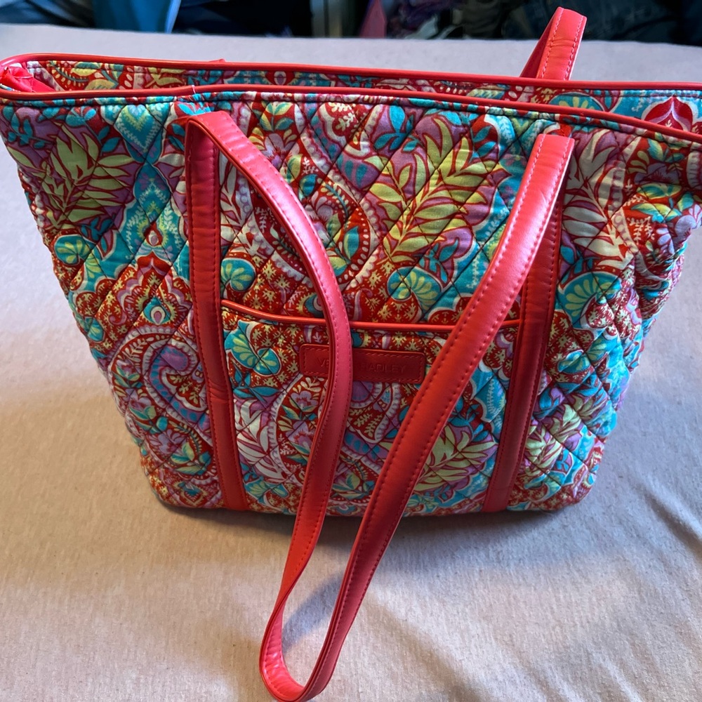 Vera Bradley Vibrant Quilted Tote Bag